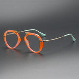 Laver Retro Aviator Acetate Glasses Frame