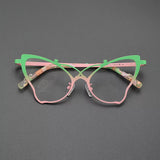 Belinda Cat Eyes Titanium Glasses Frame