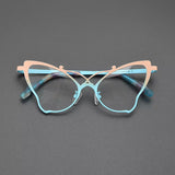 Belinda Cat Eyes Titanium Glasses Frame