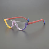 Cyd Retro Semi Circle Acetate Glasses Frame