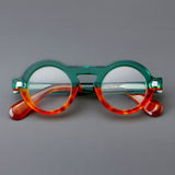 Odo Acetate Round Retro Glasses Frame