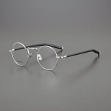Kun Vintage Round Titanium Glasses Frame