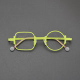 Jun Retro Titanium Glasses Frame