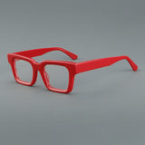 Lews Vintage Square Acetate Glasses Frame