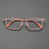 Ewert Rectangle Titanium Glasses Frame