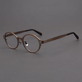 Luther Round Classic Titanium Glasses Frame