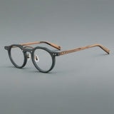 Ron Retro Round Acetate Glasses Frame