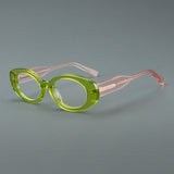 Rafi Oval Vintage Acetate Eyeglass Frame