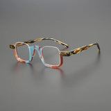 Cris Acetate Half Rectangle Glasses Frame