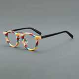 Ron Retro Round Acetate Glasses Frame