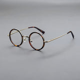 Boney Round Titanium Eyeglasses Frame