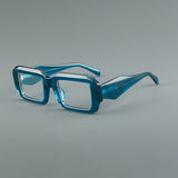 Shang Retro Rectangle Acetate Glasses Frame