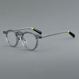 Ron Retro Round Acetate Glasses Frame
