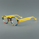 Jerry Vintage Acetate Round Glasses Frame
