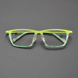 Fuller Rectangle Titanium Glasses Frame