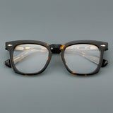 Taro Retro Square Acetate Glasses Frame