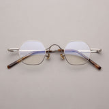 Larz Retro Alloy Glasses Frame