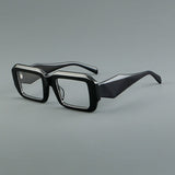 Shang Retro Rectangle Acetate Glasses Frame