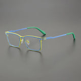 Ewert Rectangle Titanium Glasses Frame