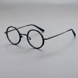 Boney Round Titanium Eyeglasses Frame