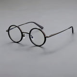 Boney Round Titanium Eyeglasses Frame