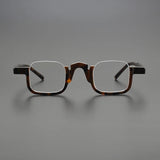 Cris Acetate Half Rectangle Glasses Frame