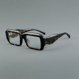 Shang Retro Rectangle Acetate Glasses Frame