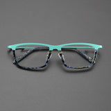 Fuller Rectangle Titanium Glasses Frame