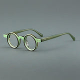 Giusy Round Acetate Eyeglasses Frame