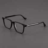 Amos Acetate Retro Square Optical Glasses Frame