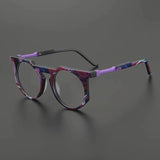 Paelor Retro Round Acetate Glasses Frame