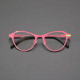 Nanci Cat Eyes Titanium Glasses Frame