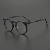 Paelor Retro Round Acetate Glasses Frame