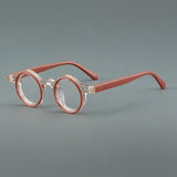 Giusy Round Acetate Eyeglasses Frame