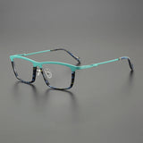 Fuller Rectangle Titanium Glasses Frame
