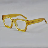 Lew Vintage Square Acetate Glasses Frame
