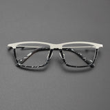 Fuller Rectangle Titanium Glasses Frame