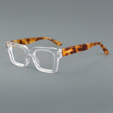 Lews Vintage Square Acetate Glasses Frame