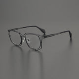 Lamb Colorful Geometric Titanium Glasses Frame