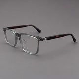 Amos Acetate Retro Square Optical Glasses Frame