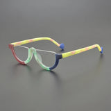 Cyd Retro Semi Circle Acetate Glasses Frame