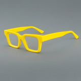 Lews Vintage Square Acetate Glasses Frame