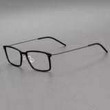 Ismail Ultra light Titanium Geometric Glasses Frame