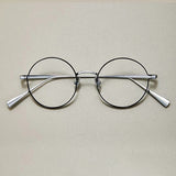 Mel Round Titanium Eyeglasses Frame