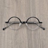 Lang Vintage Round Acetate Frame