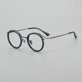 Travon Vintage Acetate Round Glasses Frame