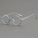 Mel Round Titanium Eyeglasses Frame
