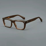 Sutton Retro Rectangle Acetate Glasses Frame