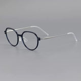 Donnalyn Ultra light Titanium Geometric Glasses Frame