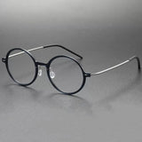 Matherne Ultra light Titanium Round Glasses Frame